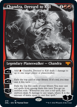 Chandra, Dressed to Kill [Innistrad: Double Feature] | Silver Goblin
