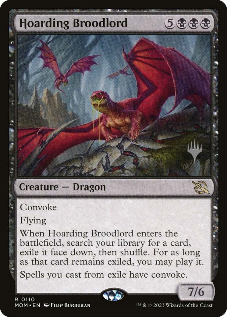 Hoarding Broodlord (Promo Pack) [March of the Machine Promos] | Silver Goblin