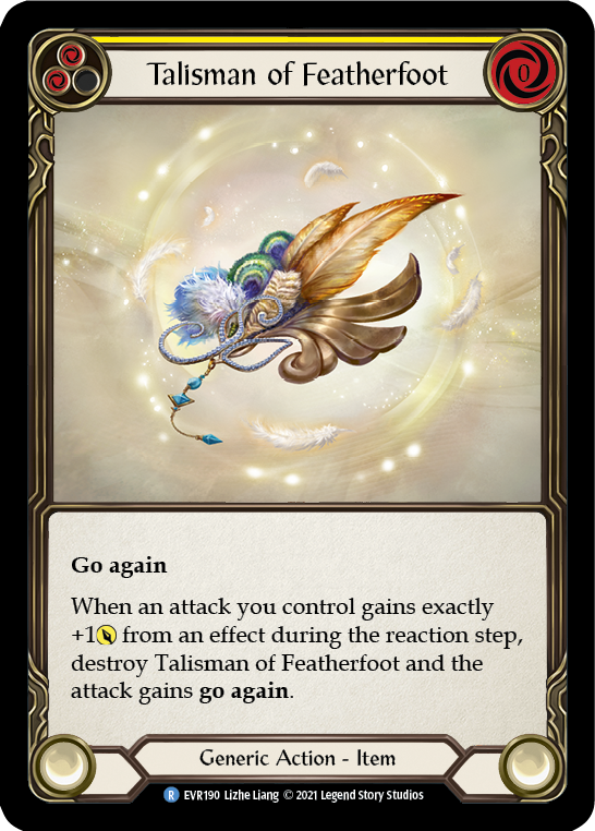 Talisman of Featherfoot [EVR190] (Everfest)  1st Edition Normal | Silver Goblin