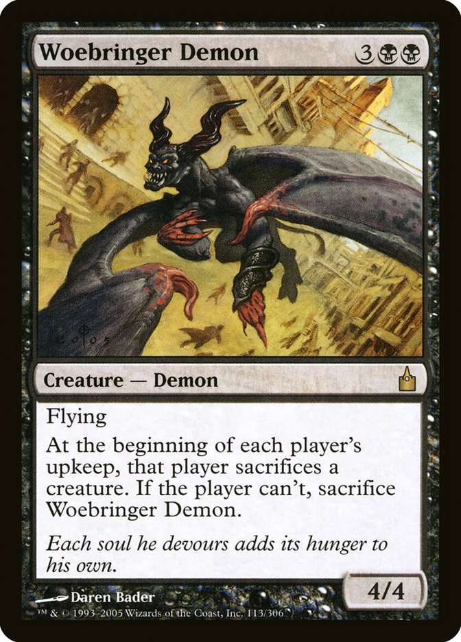Woebringer Demon [Ravnica: City of Guilds] | Silver Goblin