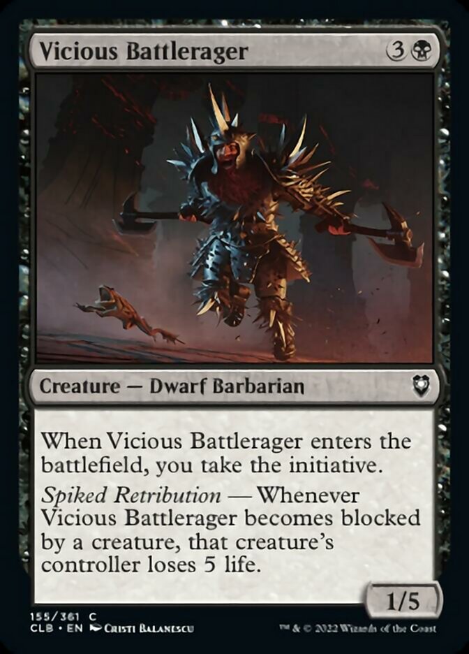 Vicious Battlerager [Commander Legends: Battle for Baldur's Gate] | Silver Goblin