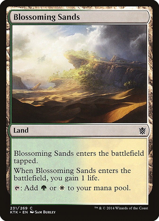 Blossoming Sands [Khans of Tarkir] | Silver Goblin
