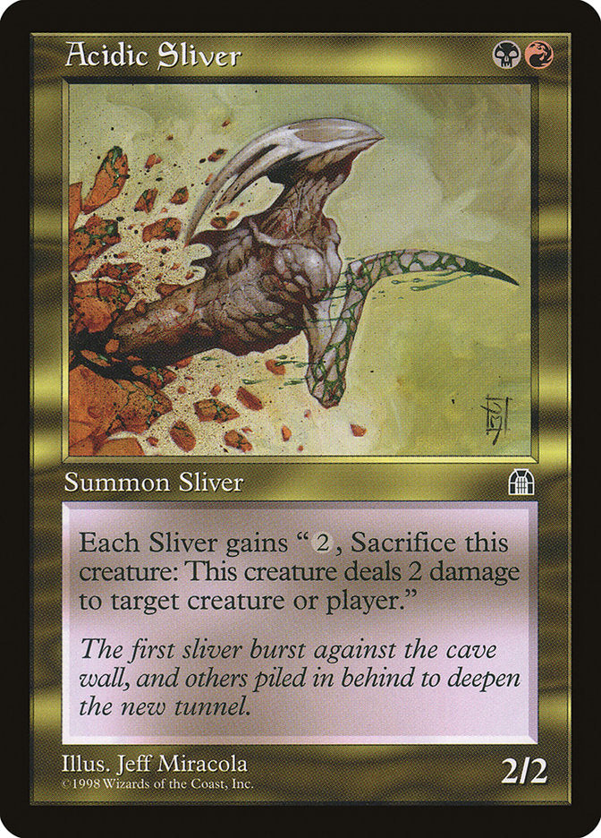 Acidic Sliver [Stronghold] | Silver Goblin