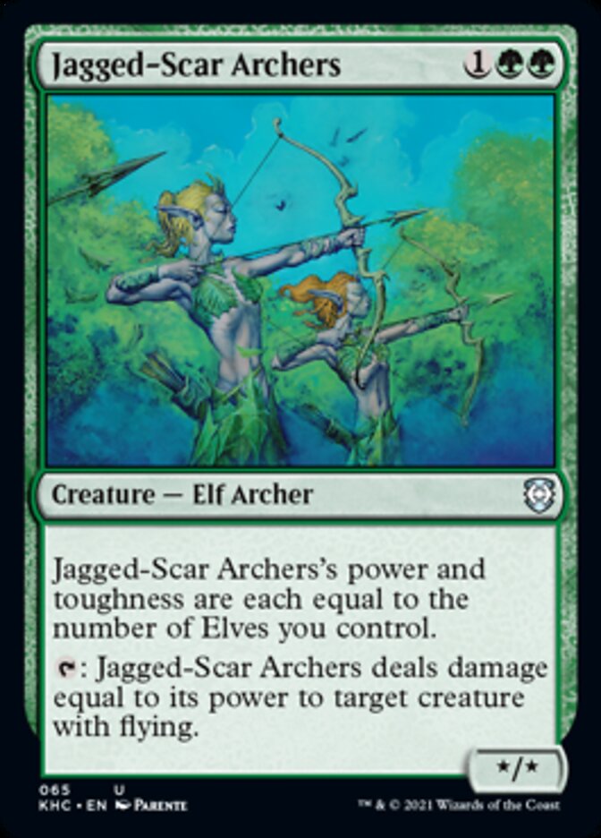 Jagged-Scar Archers [Kaldheim Commander] | Silver Goblin