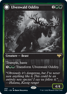 Ulvenwald Oddity // Ulvenwald Behemoth [Innistrad: Double Feature] | Silver Goblin