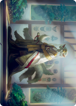 Light-Paws, Emperor's Voice Art Card [Kamigawa: Neon Dynasty Art Series] | Silver Goblin