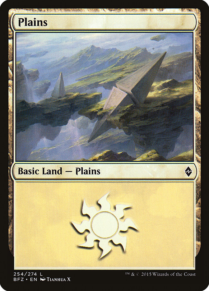 Plains (254) [Battle for Zendikar] | Silver Goblin