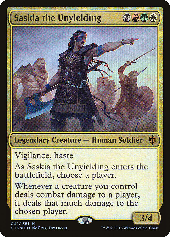 Saskia the Unyielding [Commander 2016] | Silver Goblin