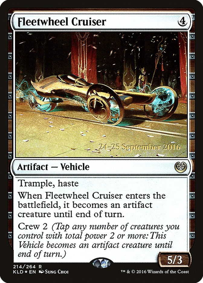 Fleetwheel Cruiser [Kaladesh Prerelease Promos] | Silver Goblin