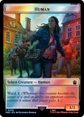 Human (0038) // Mutant Double-Sided Token (Surge Foil) [Doctor Who Tokens] | Silver Goblin