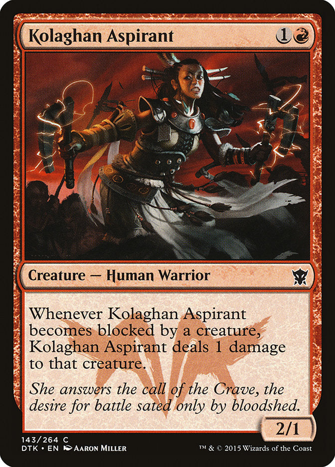 Kolaghan Aspirant [Dragons of Tarkir] | Silver Goblin