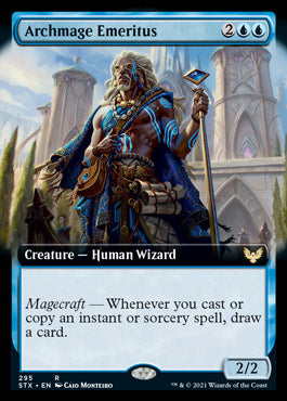 Archmage Emeritus (Extended Art) [Strixhaven: School of Mages] | Silver Goblin