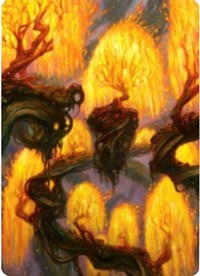 Grove of the Burnwillows Art Card [Zendikar Rising Art Series] | Silver Goblin
