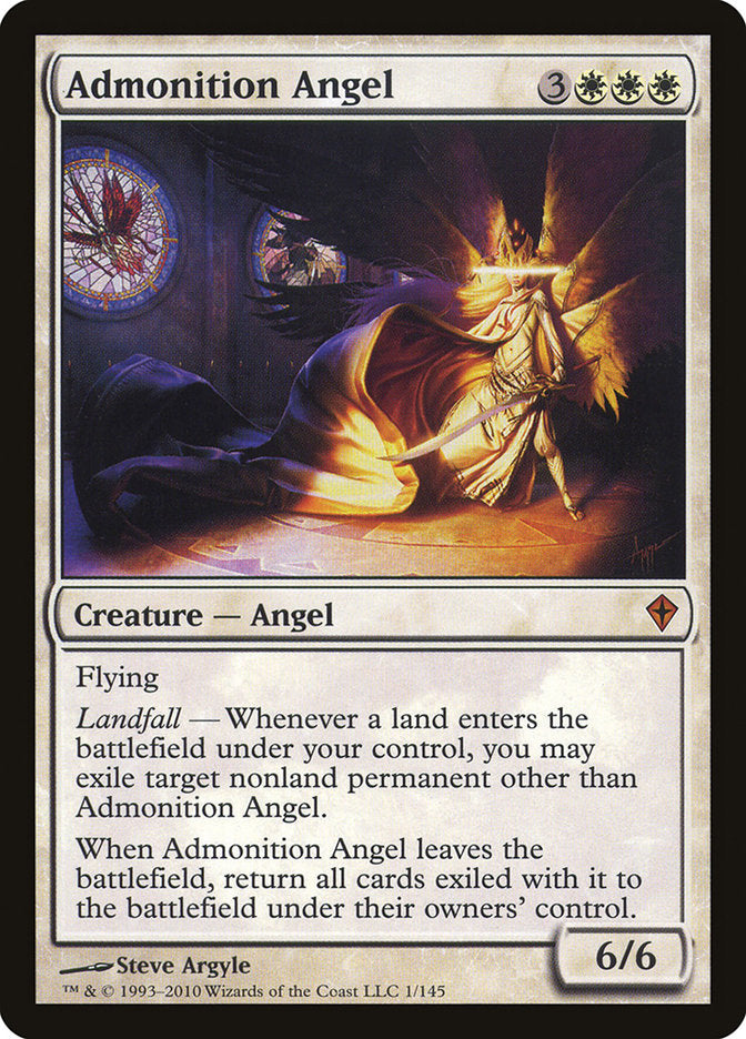 Admonition Angel [Worldwake] | Silver Goblin
