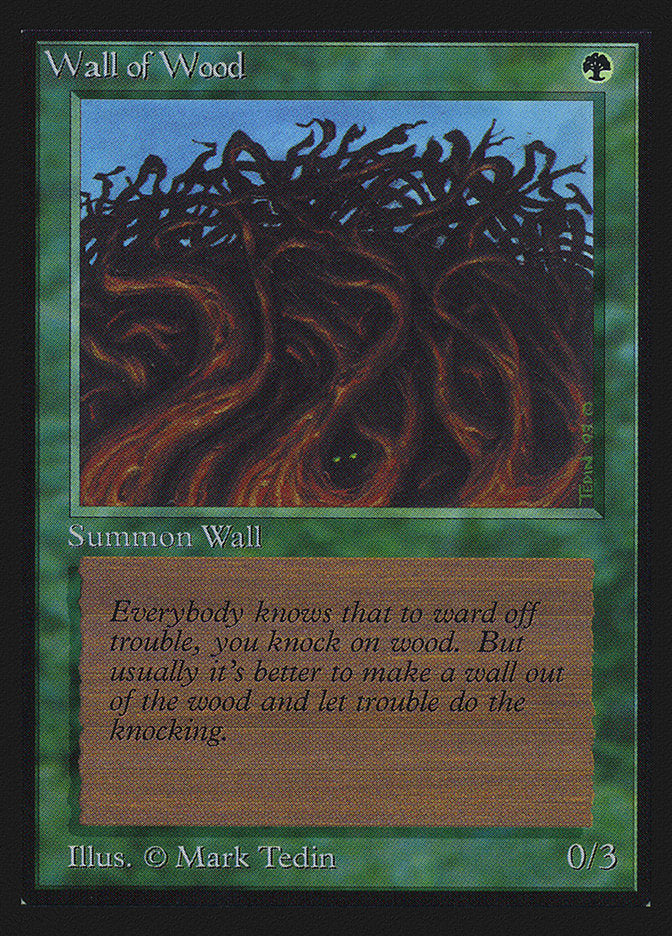 Wall of Wood [Collectors' Edition] | Silver Goblin