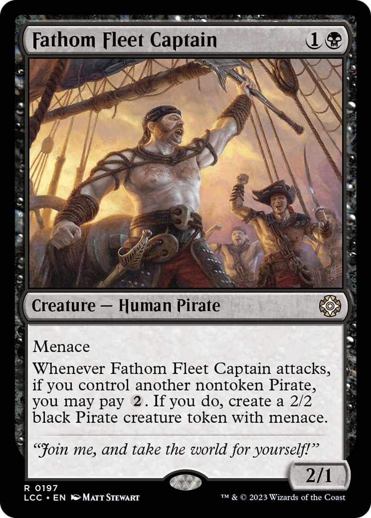 Fathom Fleet Captain [The Lost Caverns of Ixalan Commander] | Silver Goblin