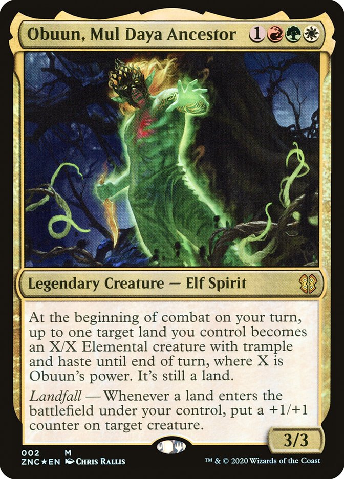Obuun, Mul Daya Ancestor [Zendikar Rising Commander] | Silver Goblin
