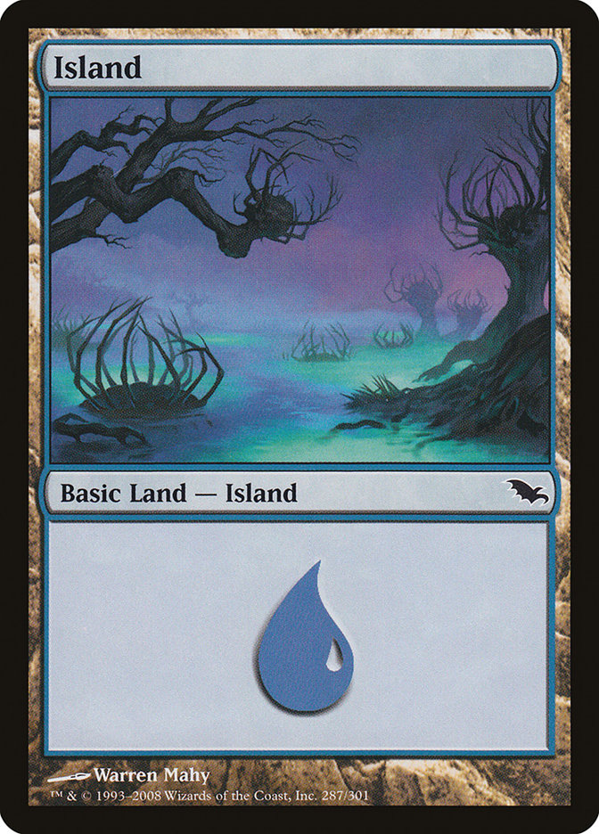Island (287) [Shadowmoor] | Silver Goblin