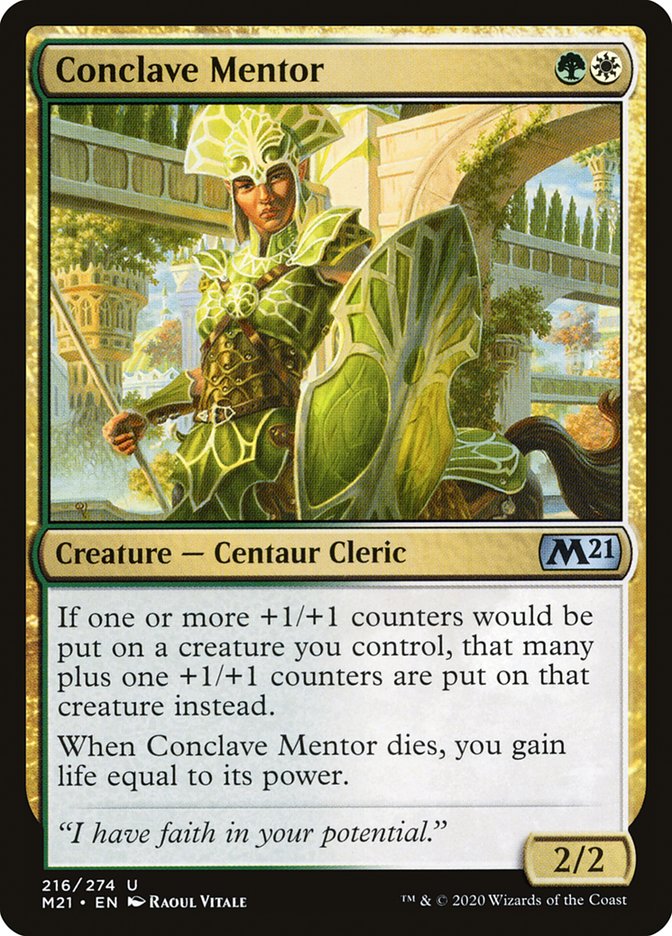 Conclave Mentor [Core Set 2021] | Silver Goblin