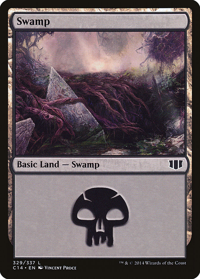 Swamp (329) [Commander 2014] | Silver Goblin