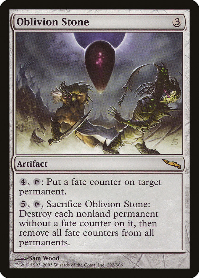 Oblivion Stone [Mirrodin] | Silver Goblin