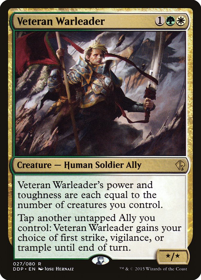 Veteran Warleader [Duel Decks: Zendikar vs. Eldrazi] | Silver Goblin