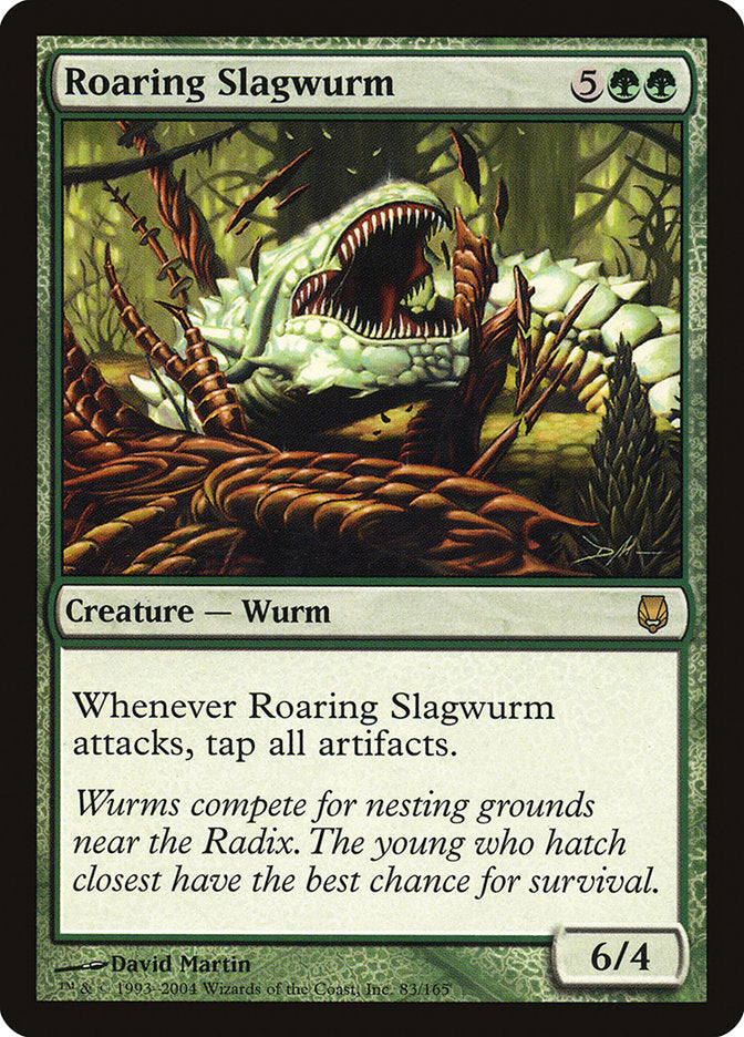 Roaring Slagwurm [Darksteel] | Silver Goblin