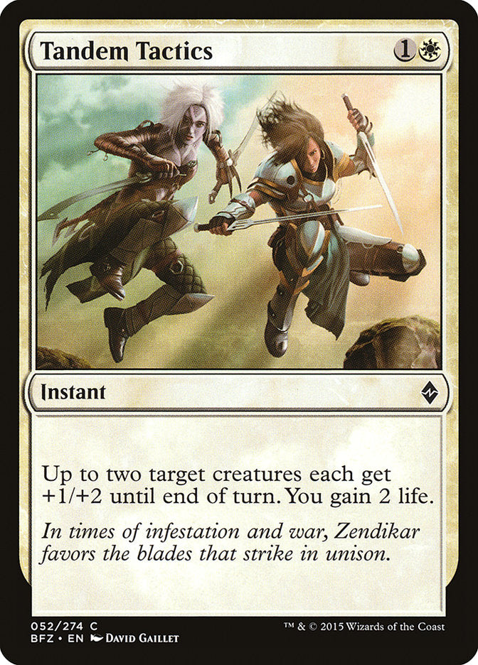 Tandem Tactics [Battle for Zendikar] | Silver Goblin