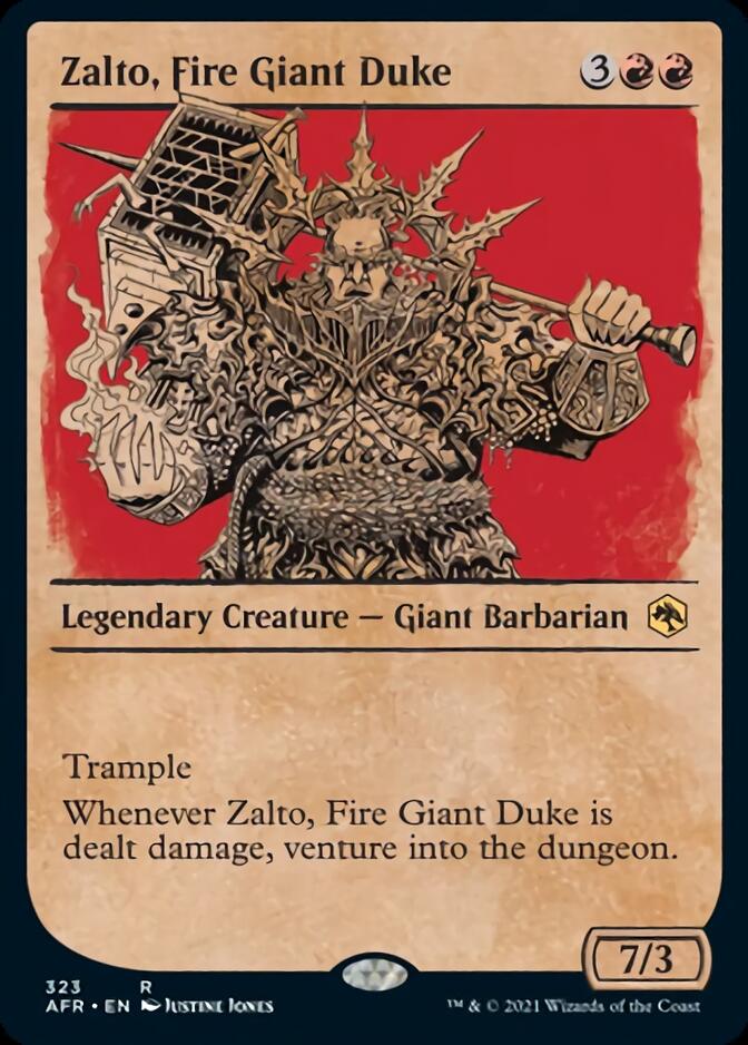 Zalto, Fire Giant Duke (Showcase) [Dungeons & Dragons: Adventures in the Forgotten Realms] | Silver Goblin
