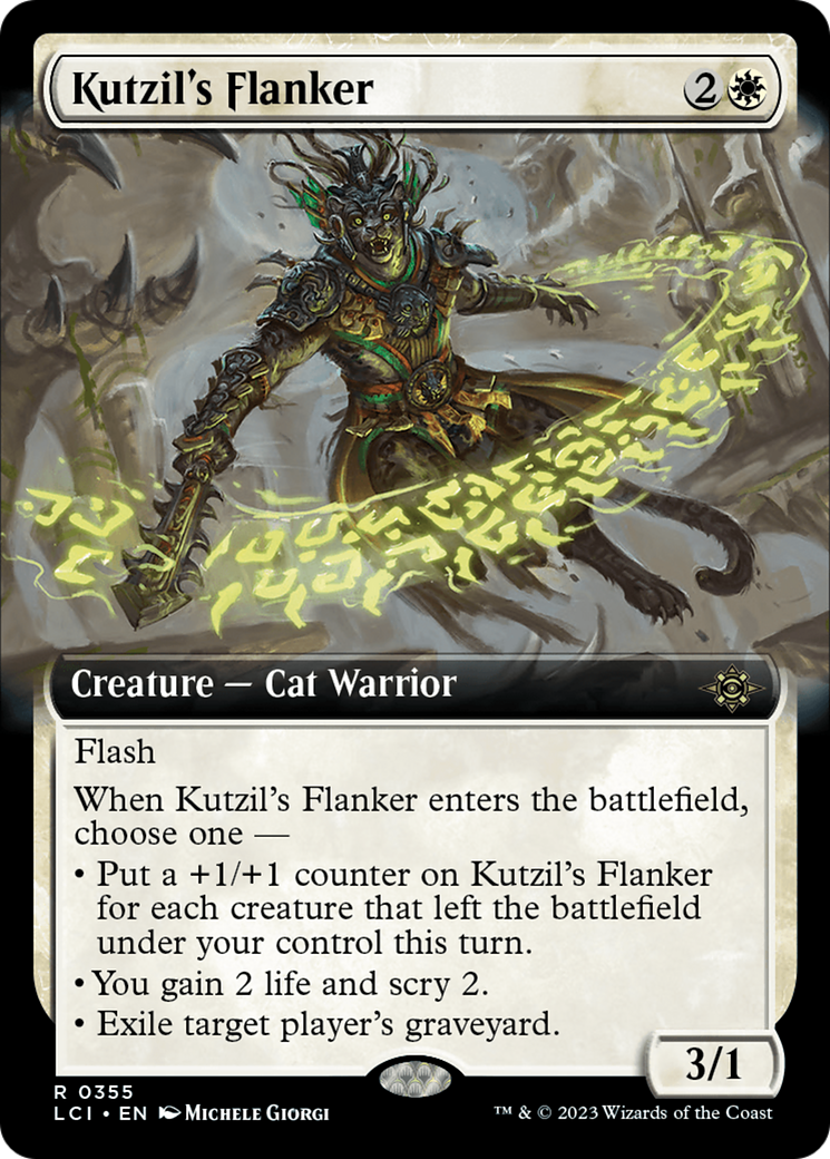 Kutzil's Flanker (Extended Art) [The Lost Caverns of Ixalan] | Silver Goblin
