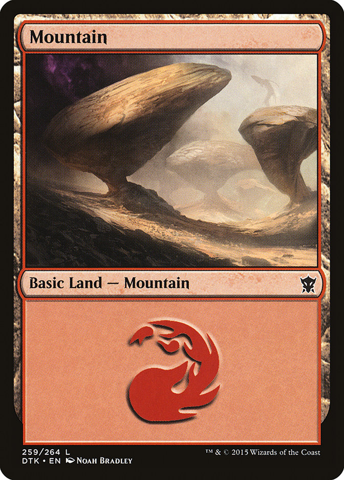 Mountain (259) [Dragons of Tarkir] | Silver Goblin