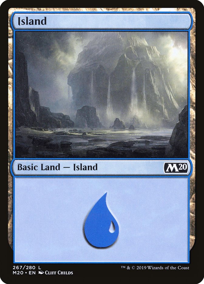 Island (267) [Core Set 2020] | Silver Goblin