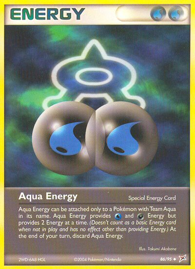 Aqua Energy (86/95) [EX: Team Magma vs Team Aqua] | Silver Goblin