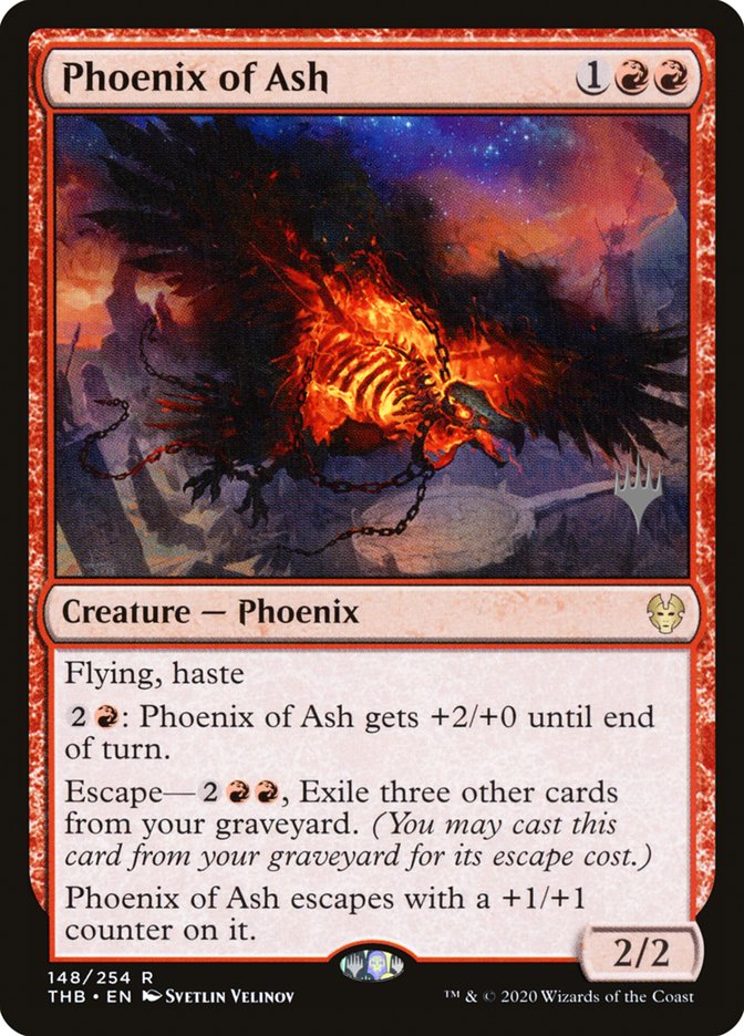 Phoenix of Ash (Promo Pack) [Theros Beyond Death Promos] | Silver Goblin