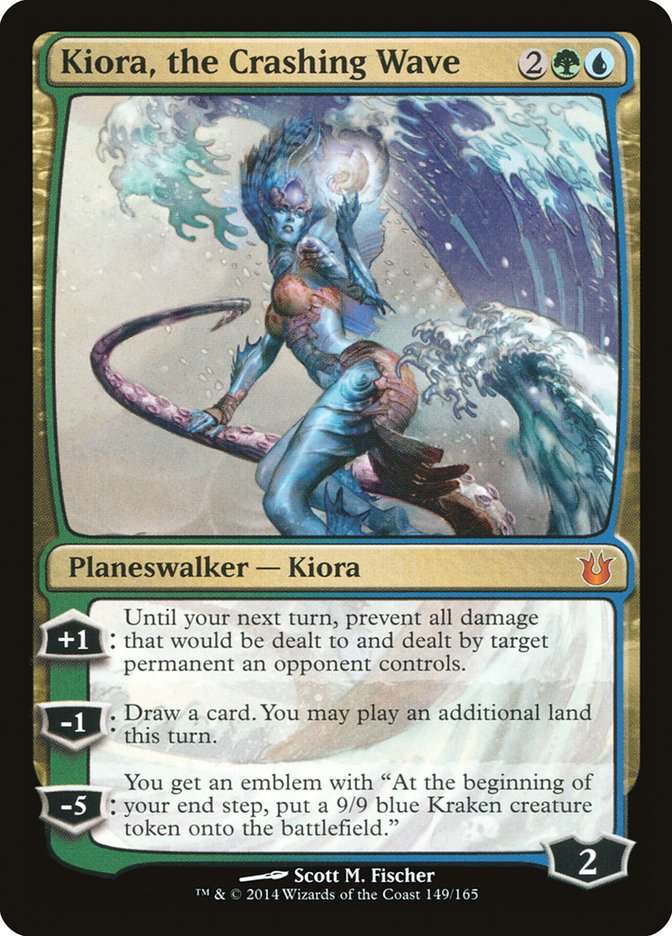 Kiora, the Crashing Wave [Born of the Gods] | Silver Goblin