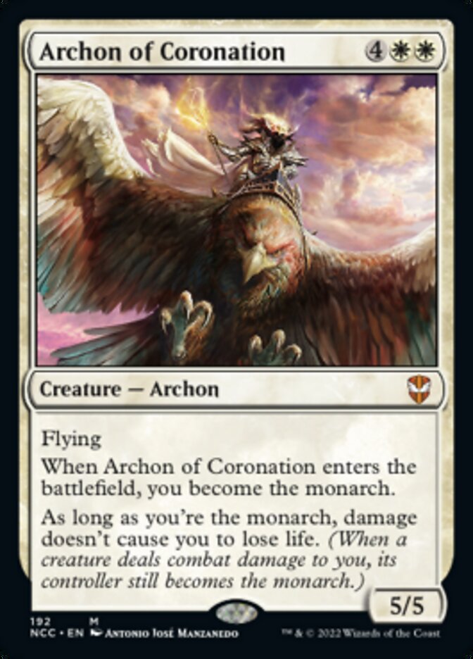 Archon of Coronation [Streets of New Capenna Commander] | Silver Goblin