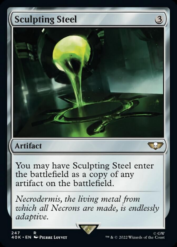 Sculpting Steel (Surge Foil) [Warhammer 40,000] | Silver Goblin