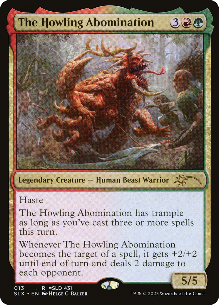 The Howling Abomination [Secret Lair: Universes Within] | Silver Goblin