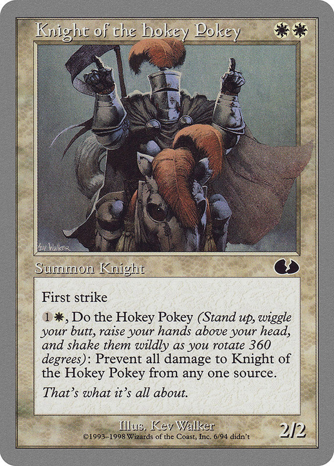 Knight of the Hokey Pokey [Unglued] | Silver Goblin