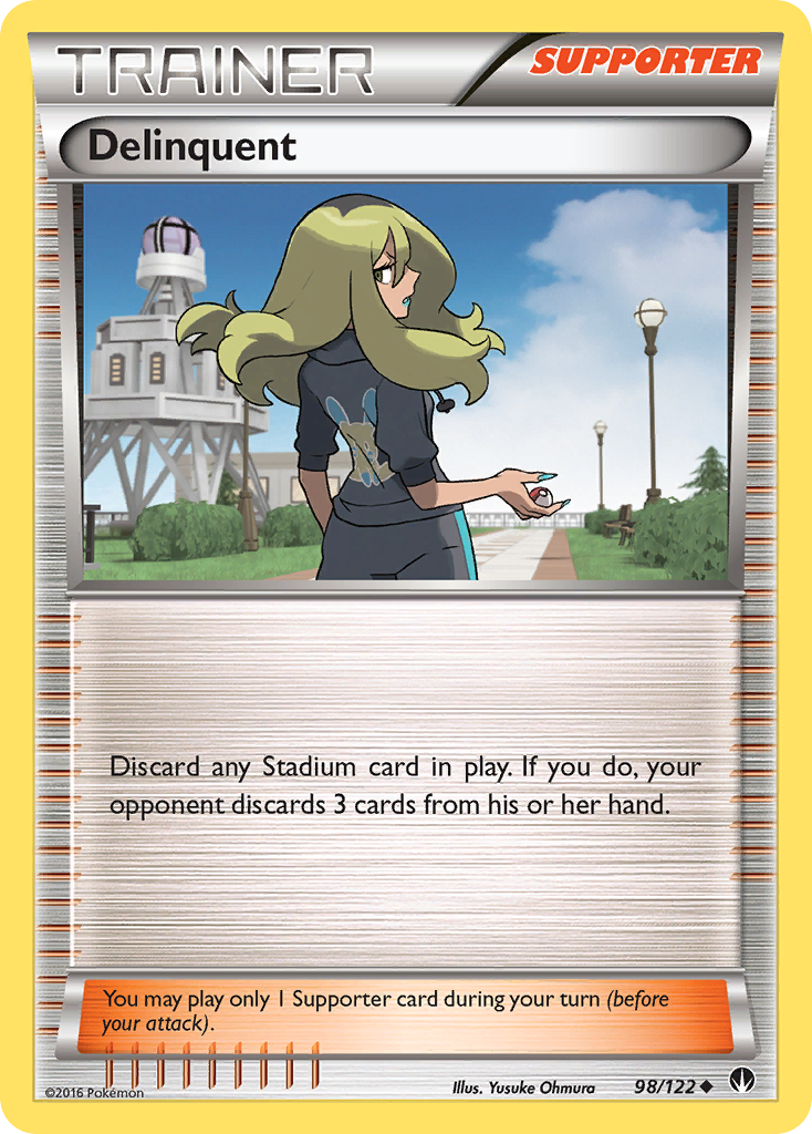 Delinquent (98/122) [XY: BREAKpoint] | Silver Goblin