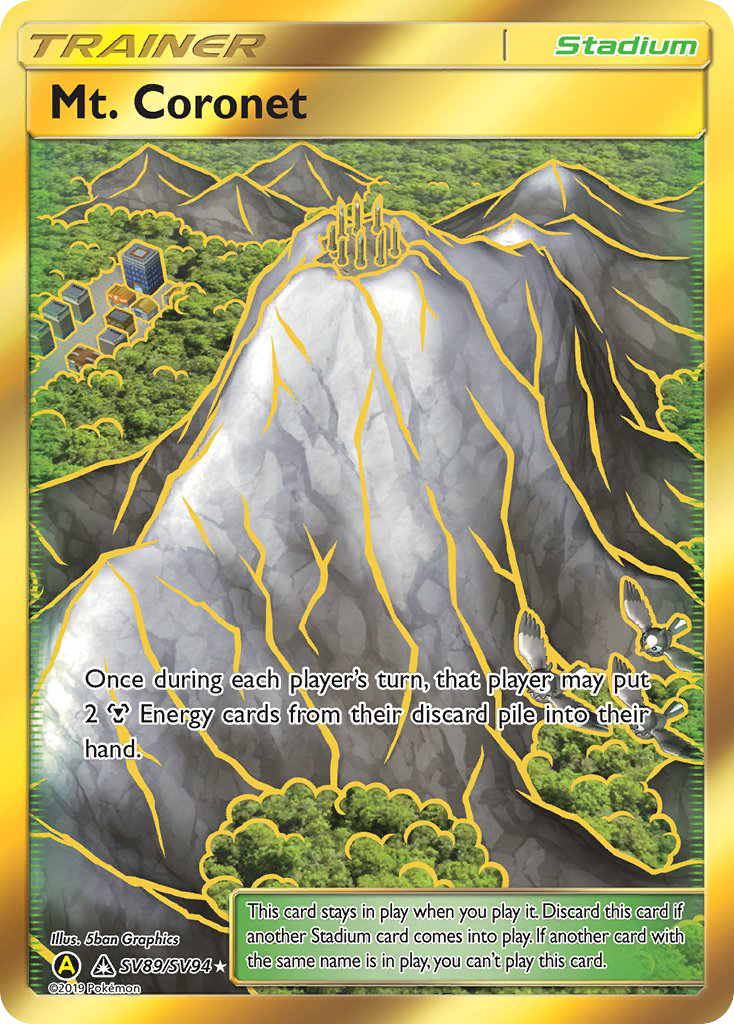 Mt. Coronet (SV89/SV94) [Sun & Moon: Hidden Fates - Shiny Vault] | Silver Goblin