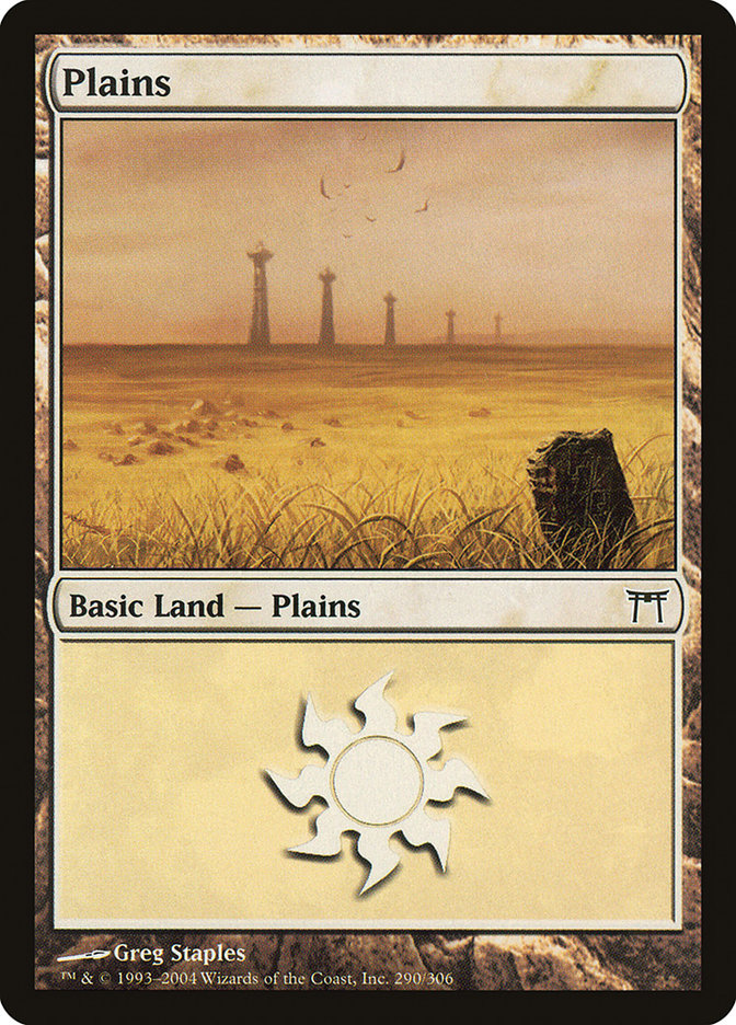 Plains (290) [Champions of Kamigawa] | Silver Goblin