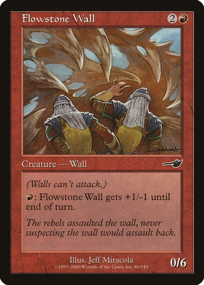 Flowstone Wall [Nemesis] | Silver Goblin