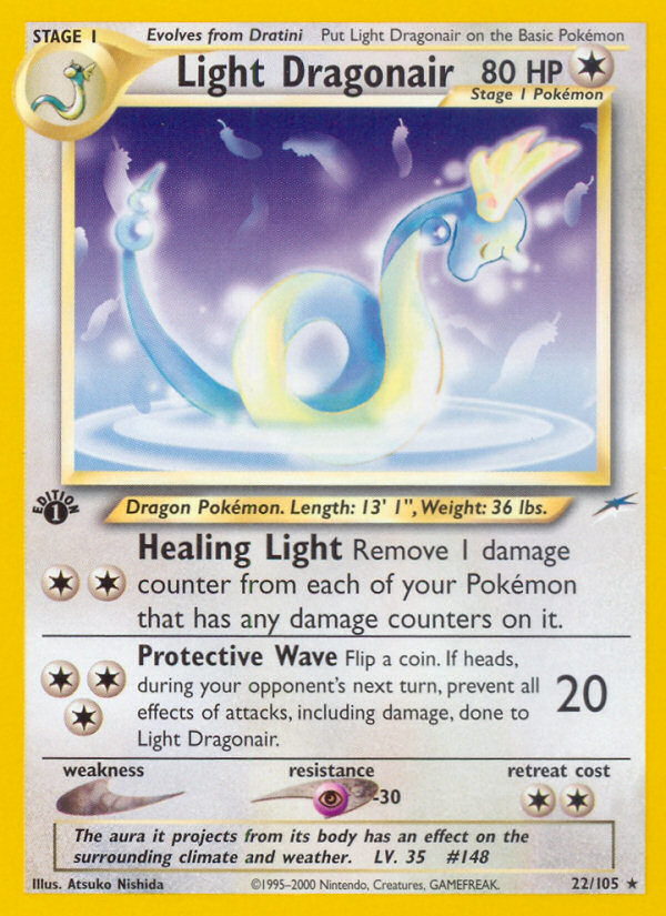 Light Dragonair (22/105) [Neo Destiny 1st Edition] | Silver Goblin