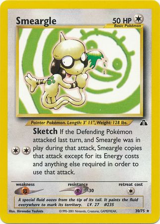 Smeargle (30/75) [Neo Discovery Unlimited] | Silver Goblin