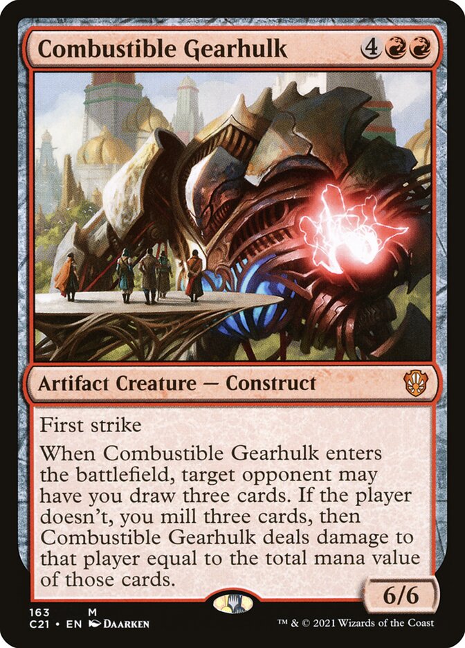 Combustible Gearhulk [Commander 2021] | Silver Goblin