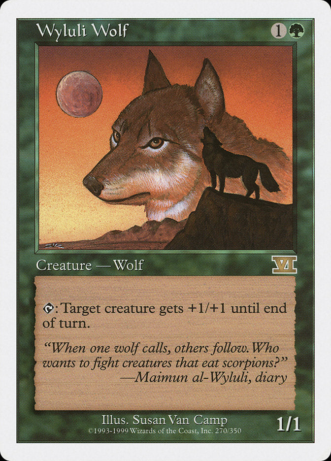 Wyluli Wolf [Classic Sixth Edition] | Silver Goblin