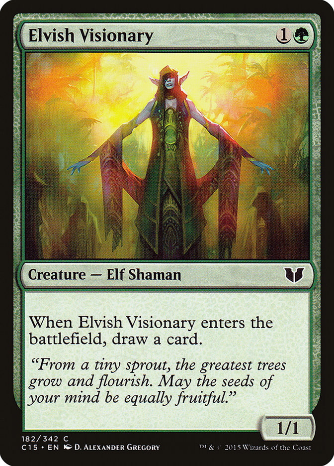 Elvish Visionary [Commander 2015] | Silver Goblin