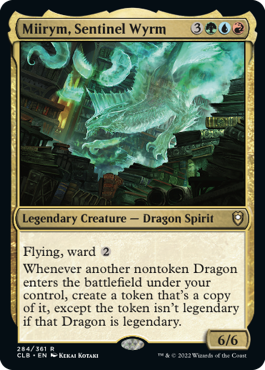 Miirym, Sentinel Wyrm [Commander Legends: Battle for Baldur's Gate] | Silver Goblin