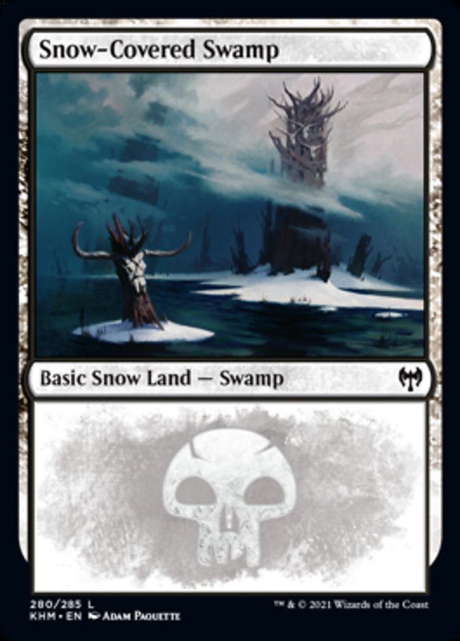 Snow-Covered Swamp (280) [Kaldheim] | Silver Goblin